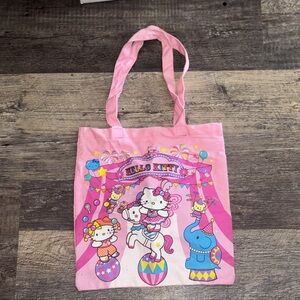 Hello Kitty Pink Circus Tote Bag